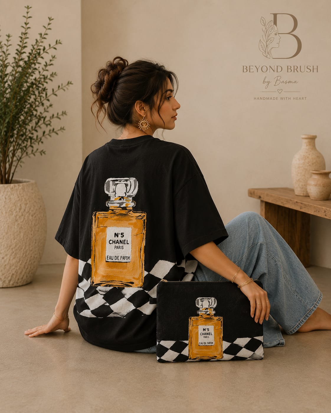 Oversized T-shirt & clutch summer vipers