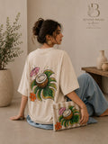 Oversized T-shirt & clatch summer vipers
