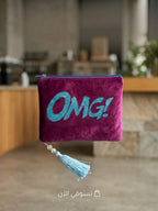 Omg velvet clatch