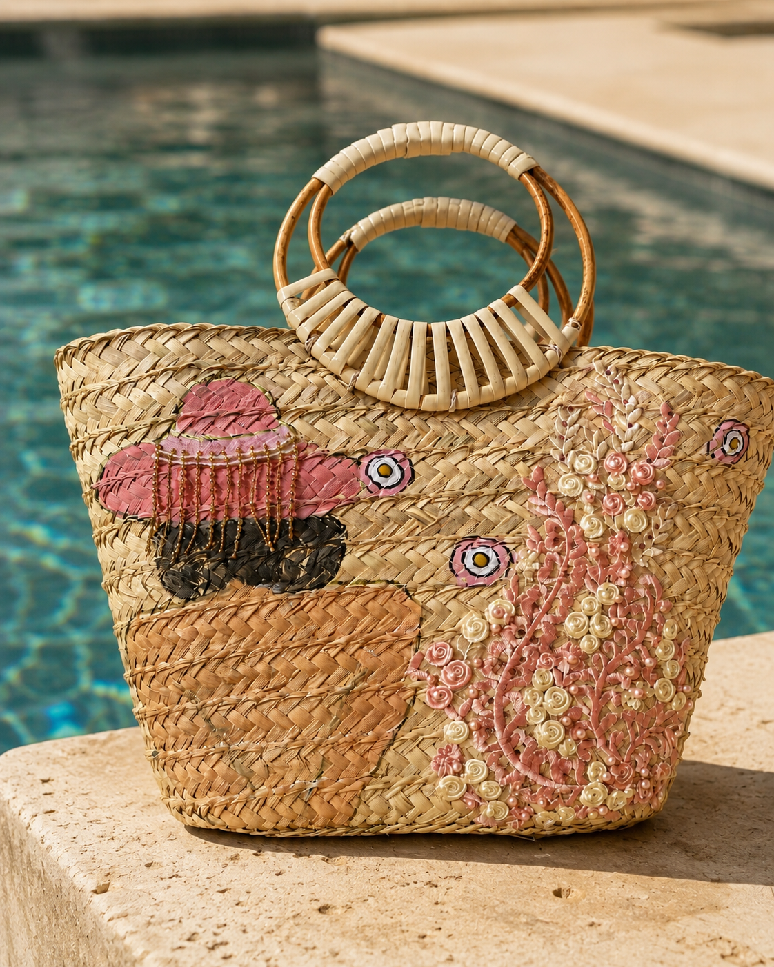 Petals & Weaves bag & hat