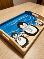 Bengo art trays & 2 coasters
