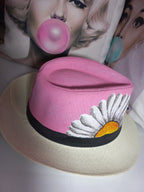 Pink spring hat