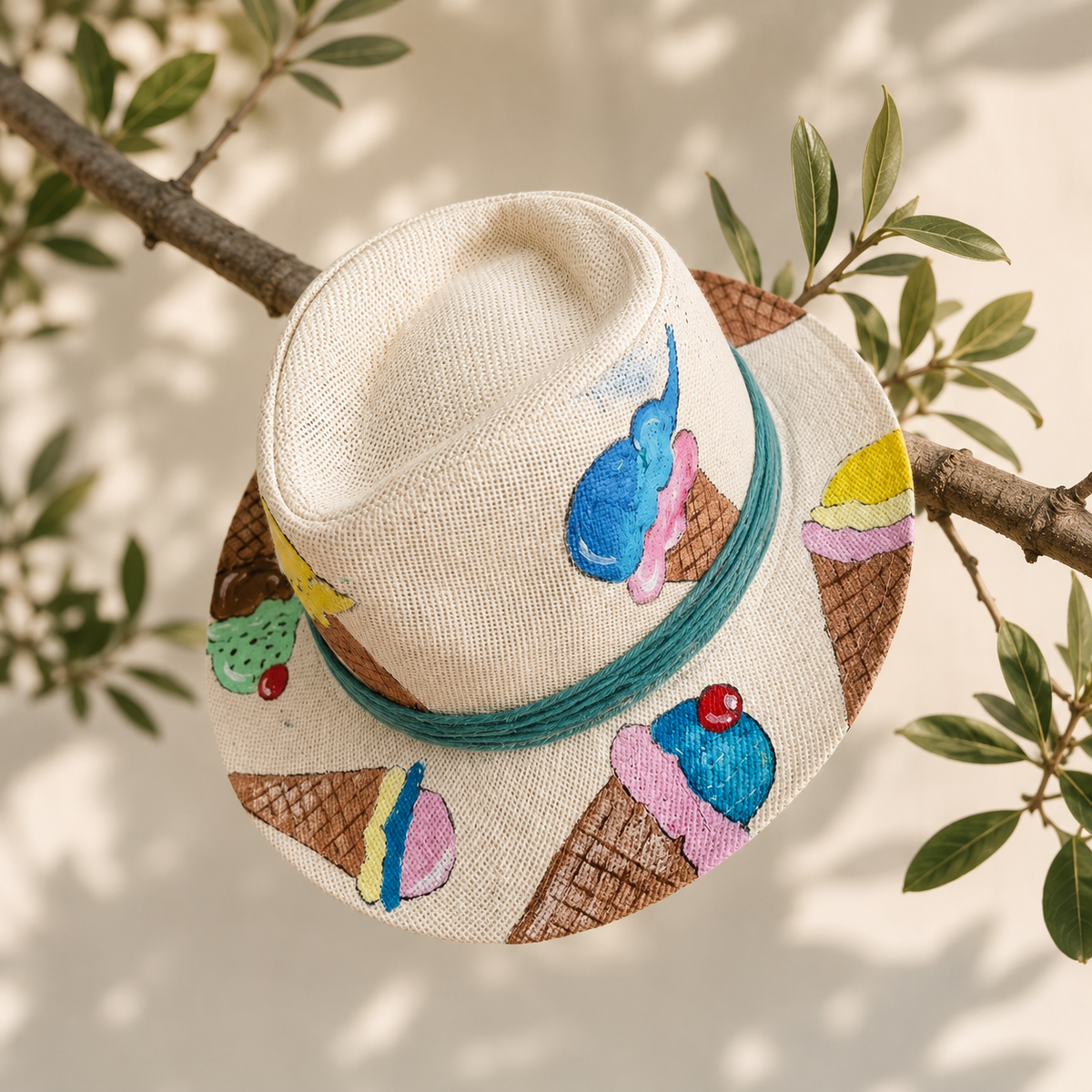 Ice cream summer hat