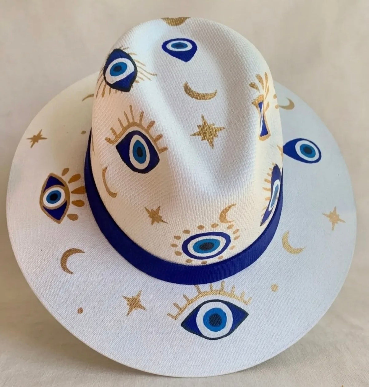 Blue Evel eye 👁 hat