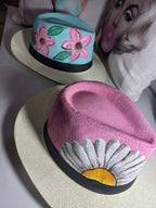 Pink spring hat