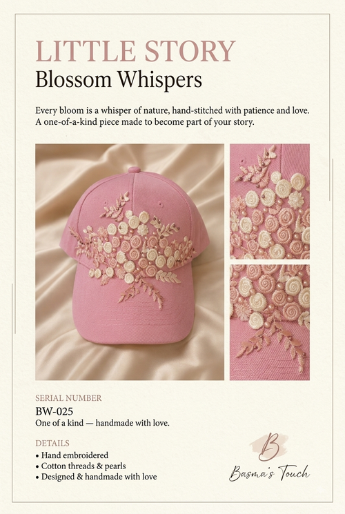 Blush Bloom cap