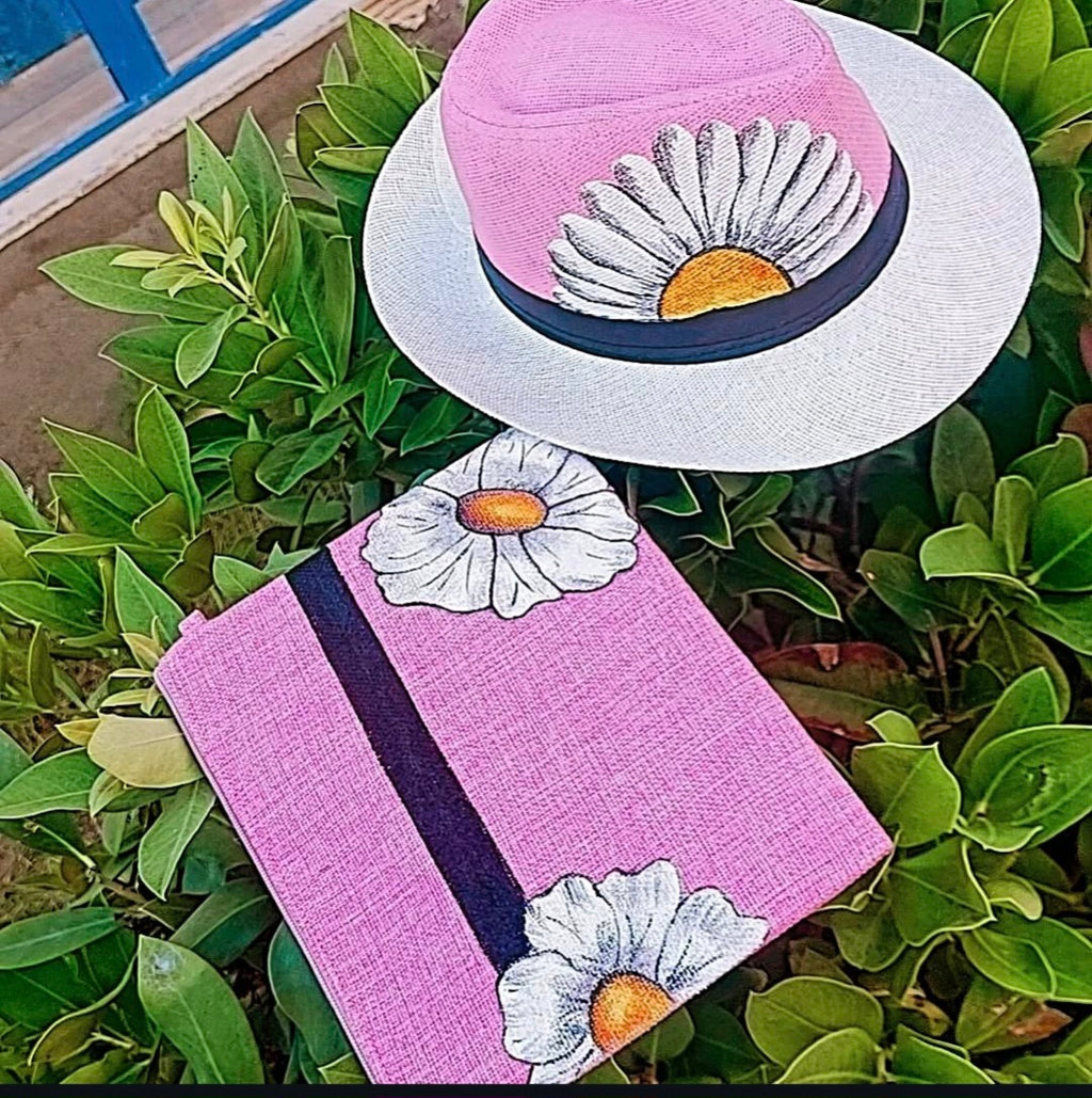 Pink spring hat